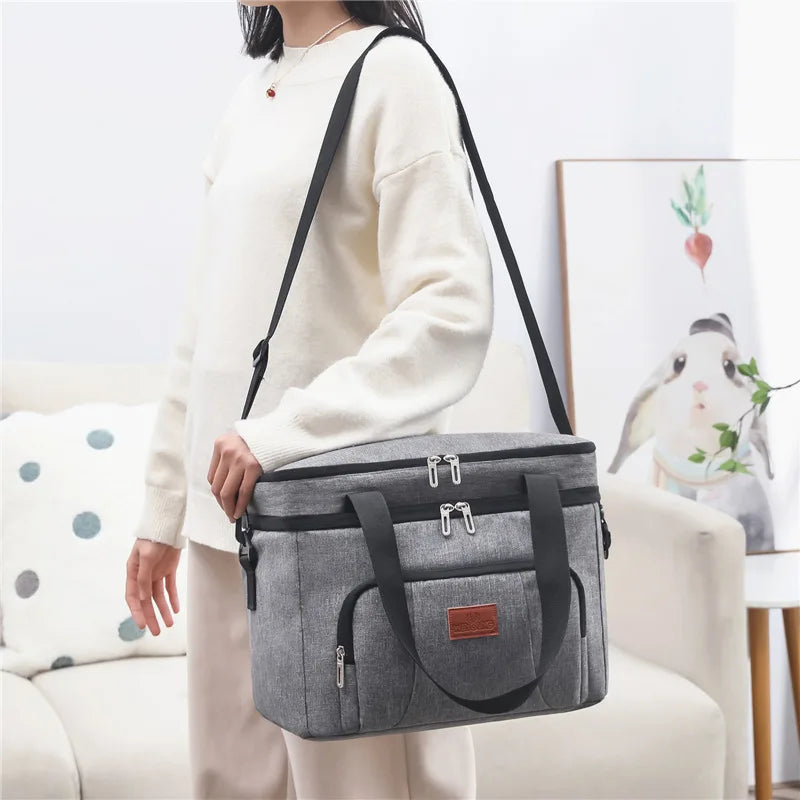 Multifunctional Double Layer Lunch Bag
