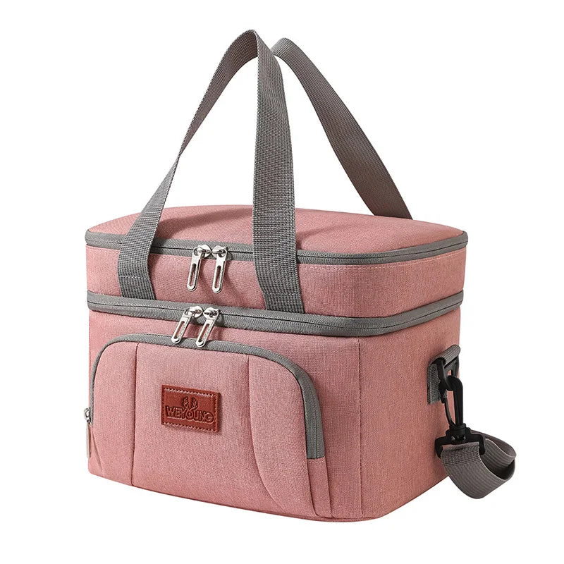 Multifunctional Double Layer Lunch Bag