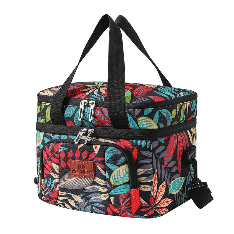 Multifunctional Double Layer Lunch Bag