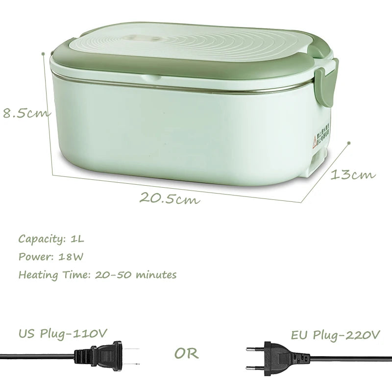 Stainless Steel Electric Lunch Box