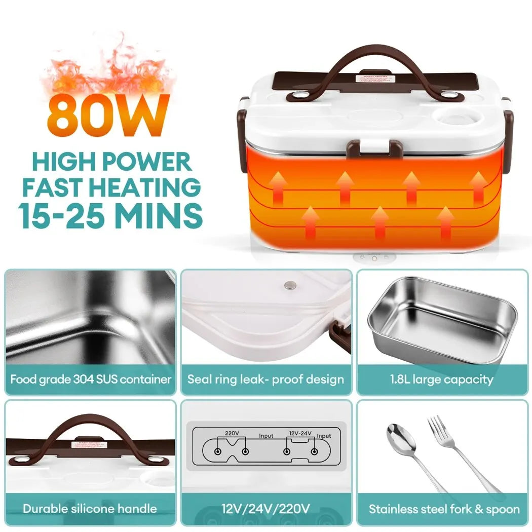 1.8L Portable Electric Lunch Box