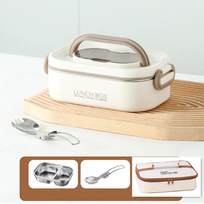 Double Layers Stainless Steel Thermal Lunch Box