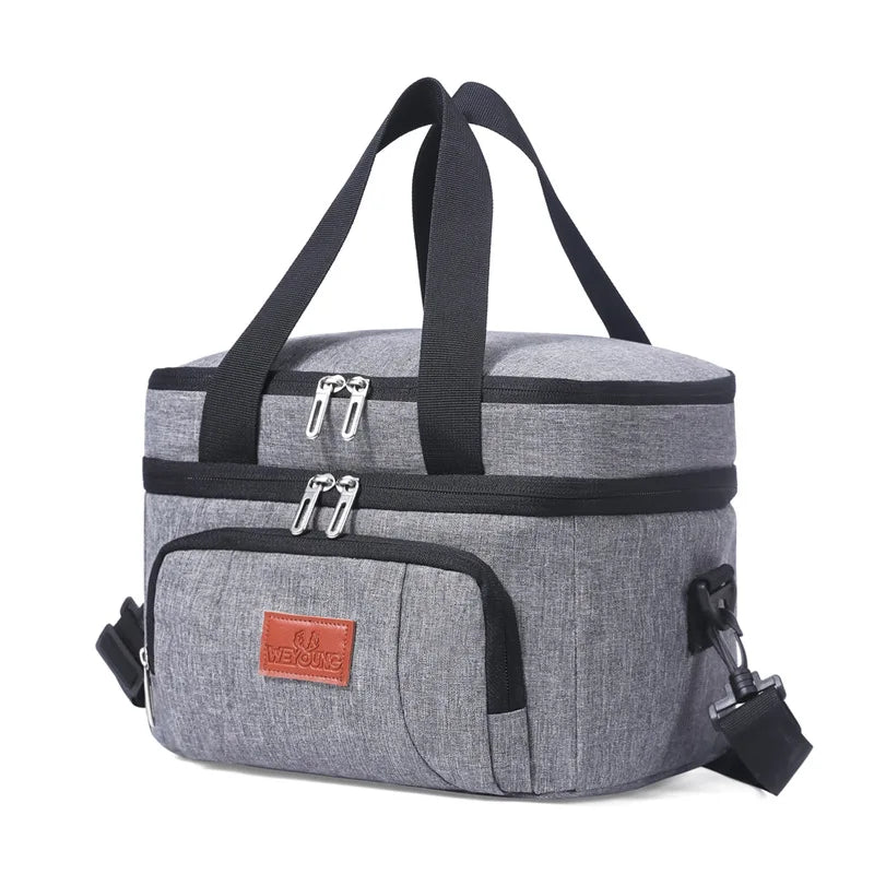 Multifunctional Double Layer Lunch Bag