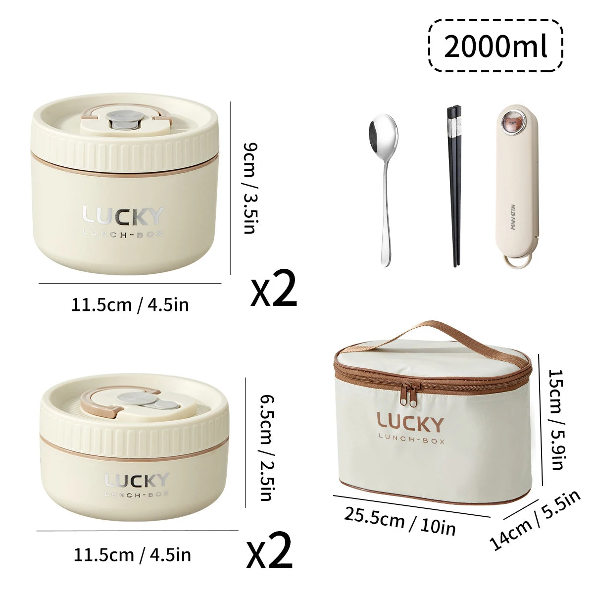 Portable Insulated Stainless Steel  Lunch Box