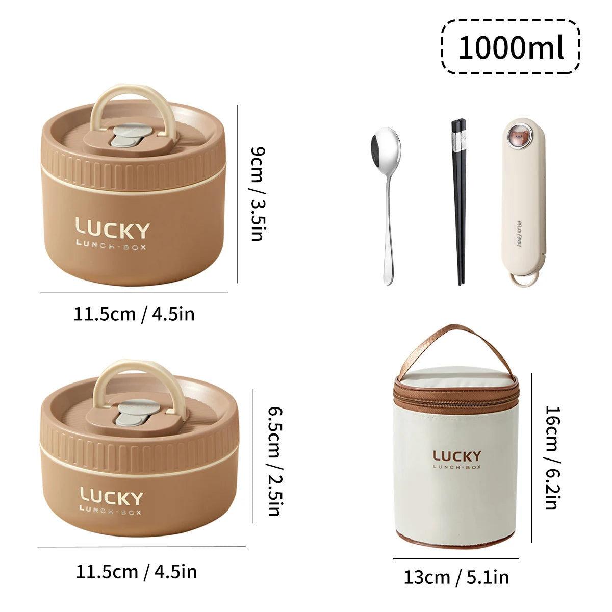 Portable Insulated Stainless Steel  Lunch Box
