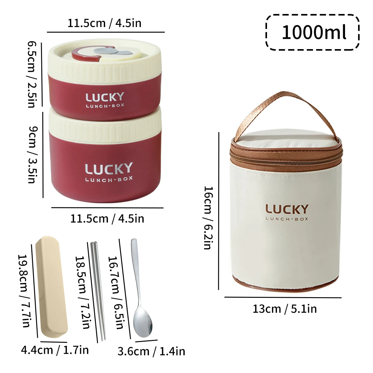 Portable Insulated Stainless Steel  Lunch Box