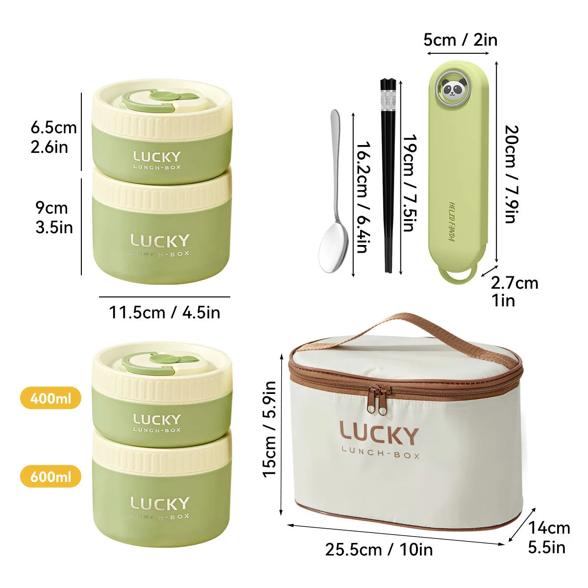 Portable Insulated Stainless Steel  Lunch Box