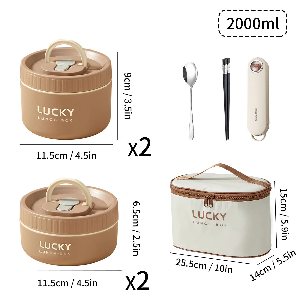 Portable Insulated Stainless Steel  Lunch Box