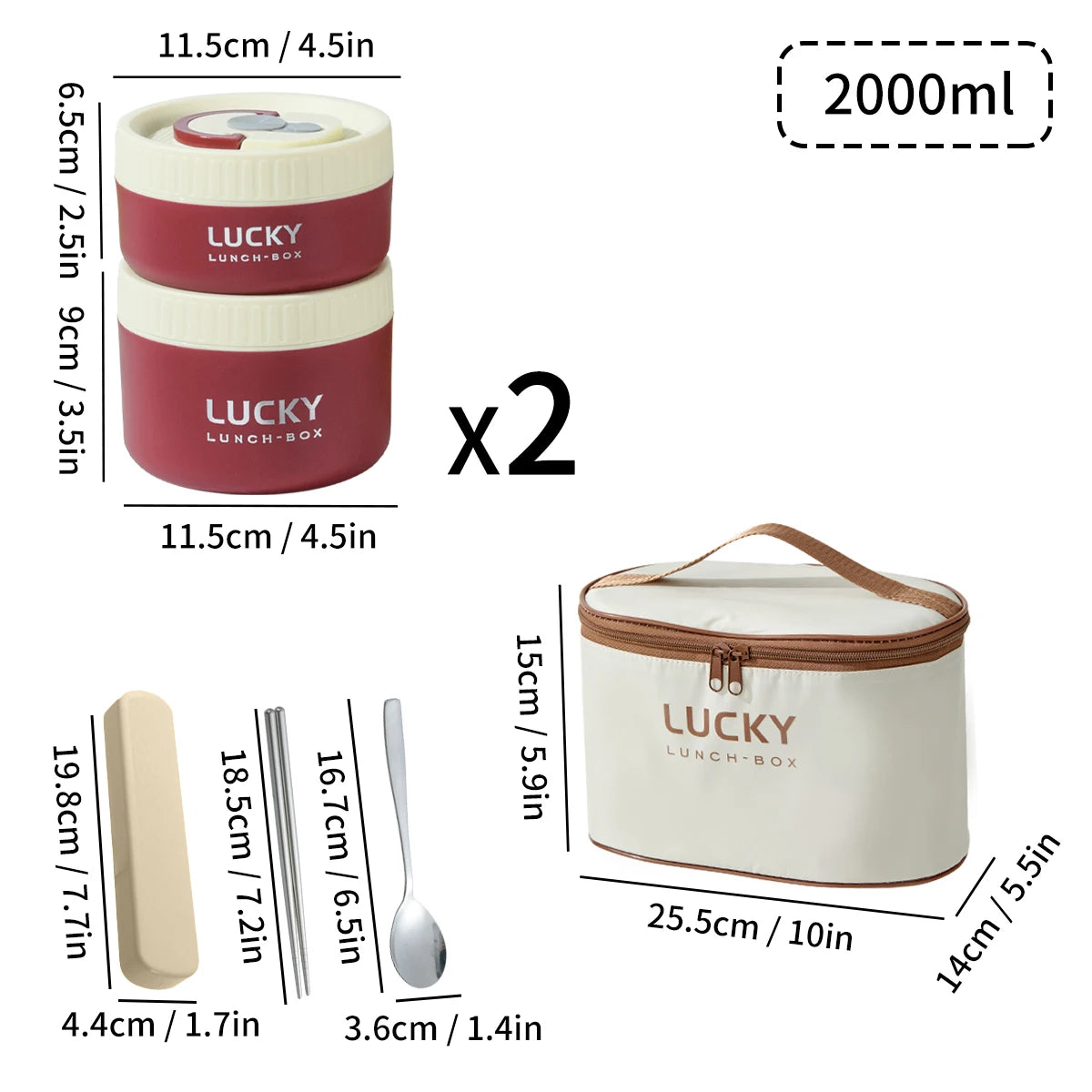 Portable Insulated Stainless Steel  Lunch Box
