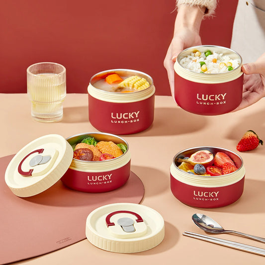 Portable Insulated Stainless Steel  Lunch Box