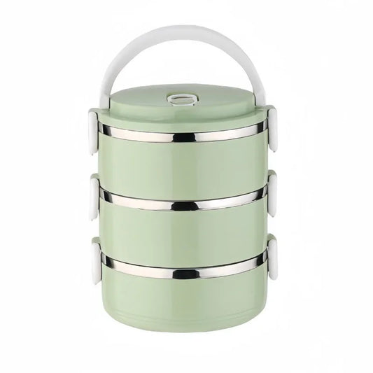 3-Layers Stainless Steel Thermal  Lunch Box